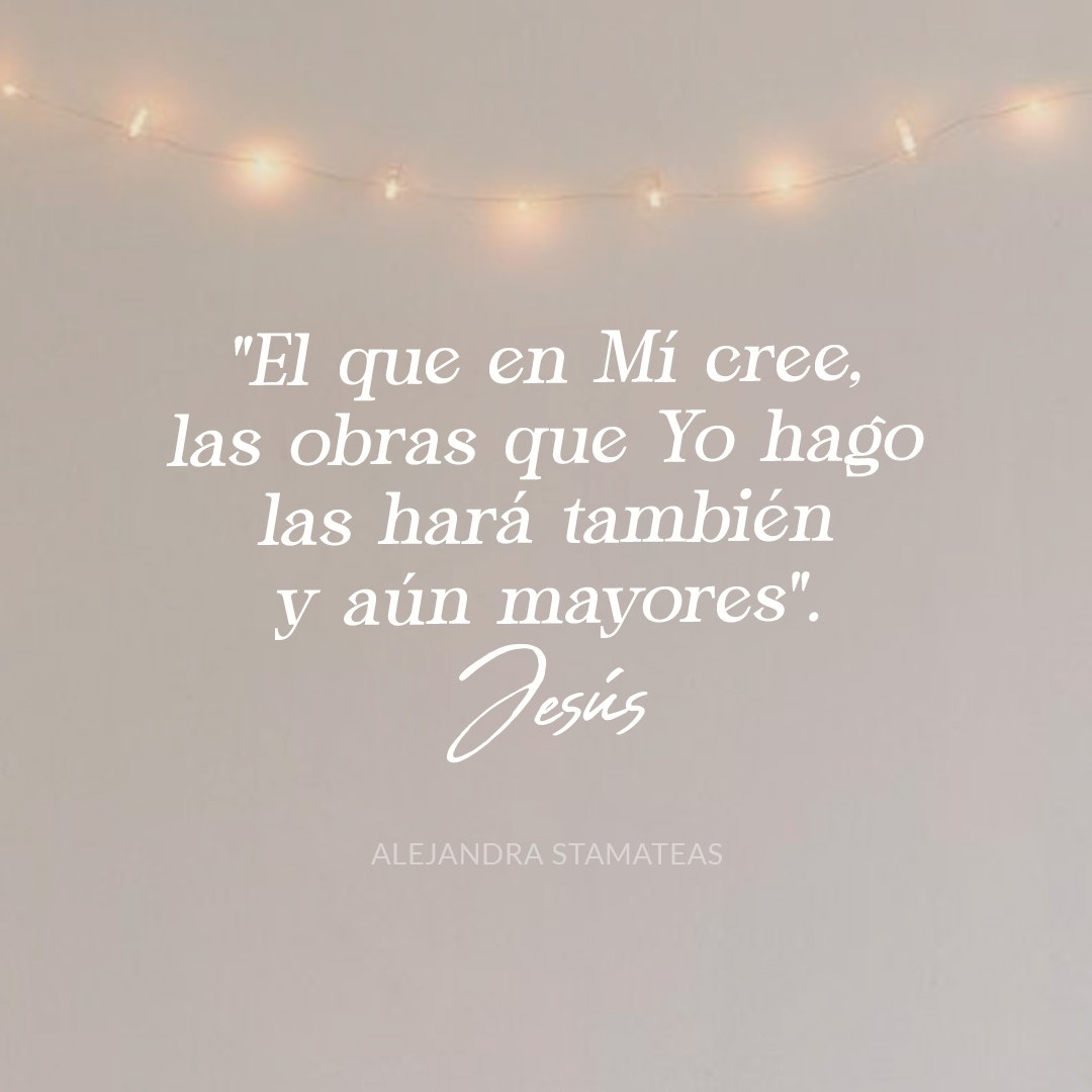 AlejandraStamat's tweet photo. #Domingo 🙏Bendecido #2023
Jesucristo es nuestro modelo... y Él dijo... "no solo van a hacer lo que Yo hice sino mayores cosas..." ¡Te adoramos Cristo! 🙌
#alejandrastamateas
#alejandrastamateasquotes
#intimidadacondios
#bendiciondedios🙏
#milagrosextraordinarios https://t.co/CQ6nTZCNA7