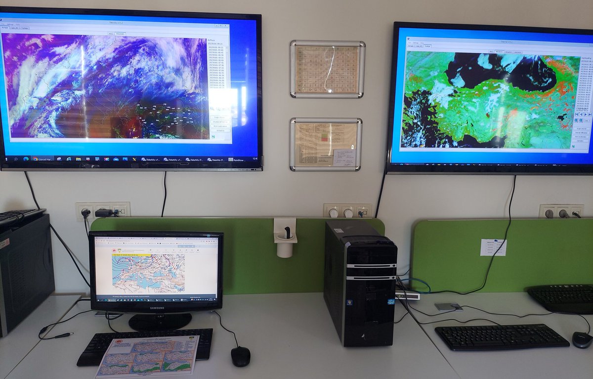 1937 yılından beri olduğu gibi #haftasonu #tatil #yılbaşı demeden bugünde görevimizi en iyi şekilde yapmak için çalışıyoruz. Bazen kızıyoruz, bazen kınıyoruz, bazende üzülüyoruz ama yinede meteorolojiyi çok seviyoruz #mgm #mgmheryerde #meteoroloji #86yıl #1937 #analiz #tahminler