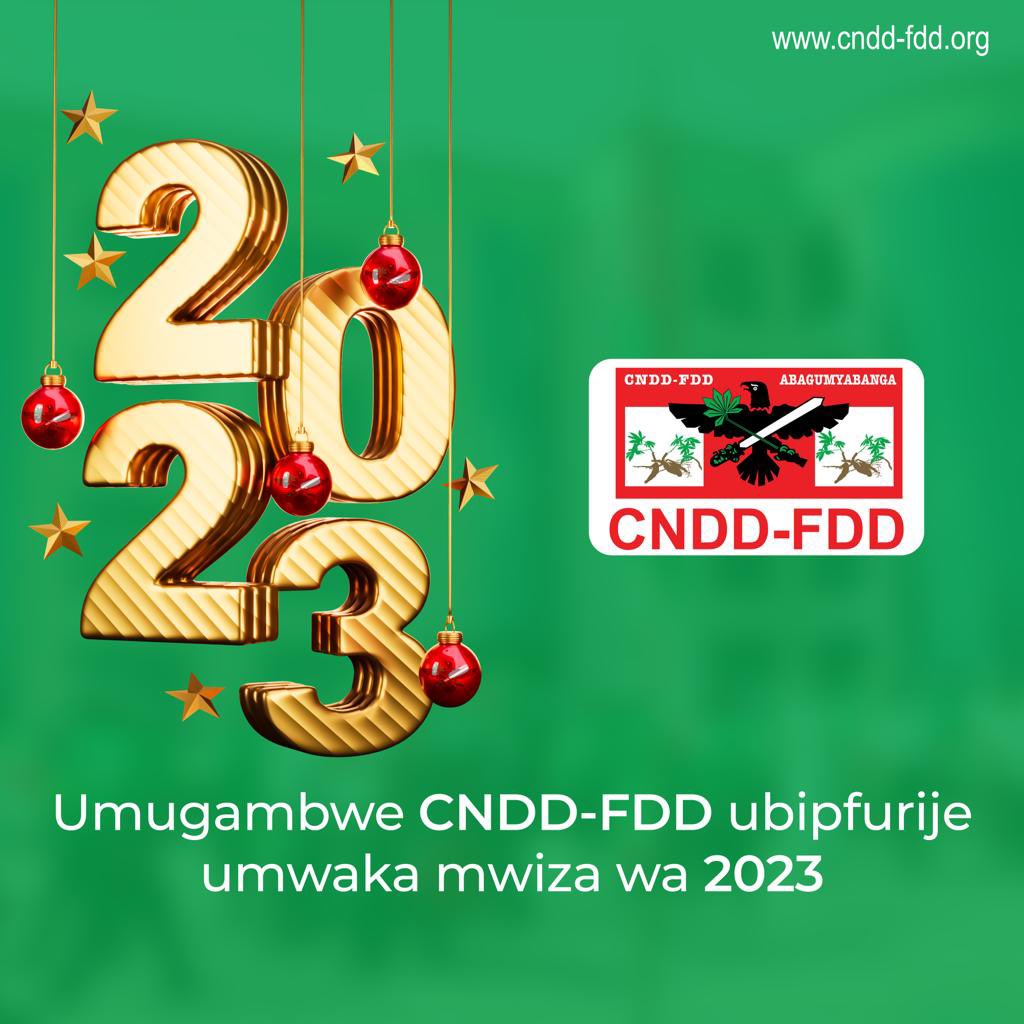 JEWE UMUGAMBWE WANJE <a href="/CnddFdd/">CNDD-FDD</a> WANYIPFURIJE UMWAKA MUSHASHA! 

WEHO WA MUGAMBWE WAWE WABIGUKOREYE 🤔NDABIZI NTAVYABAYE 😏! 

2023 UKUBERE UMWAKA WOGUHINDUKA,NOGUHINDURA UMUGAMBWE!  
#Abatwip #HappyNewYear #Burundi