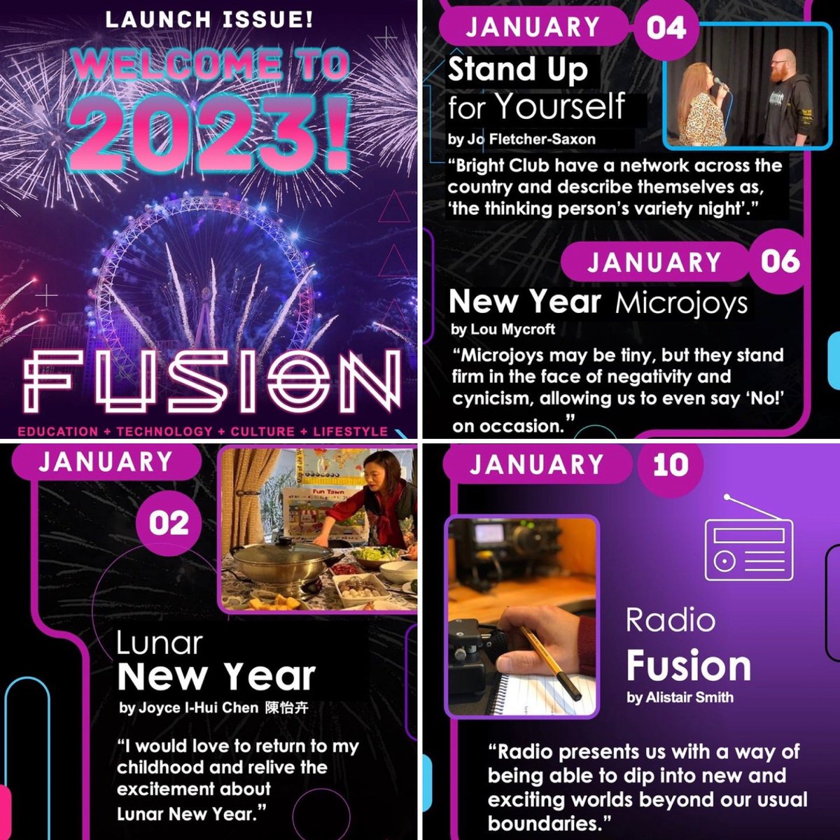 Happy New Year #FEresearch-ers and friends! 

Celebrating the start of 2023 with a share of this new Ed magazine that has its home on Instagram. 

instagram.com/p/Cm3gQDAtgfb/…

Here’s a visual sample. Click the link to see how it works. Articles dropped onto insta over the month.