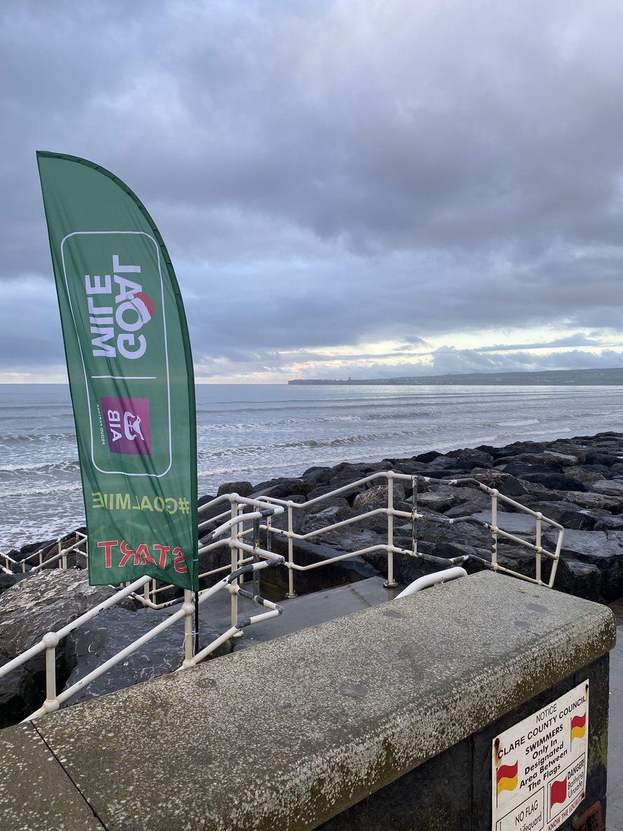 Gorgeous morning here in Lahinch for @LahinchGoalMile this morning!! If your in the area come down and support a really worthy cause!! #GOALmile