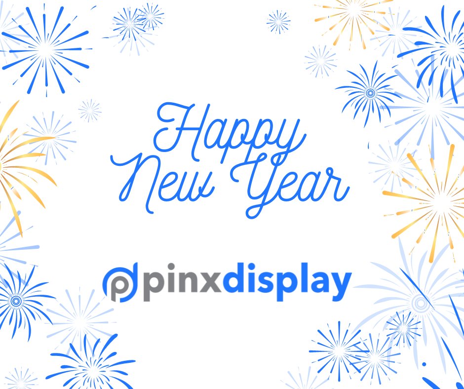 pinxdisplay's tweet photo. Happy New Year 🎉

From the team at Pinx Display

#happynewyear #2023 https://t.co/JR7PZtE0lv