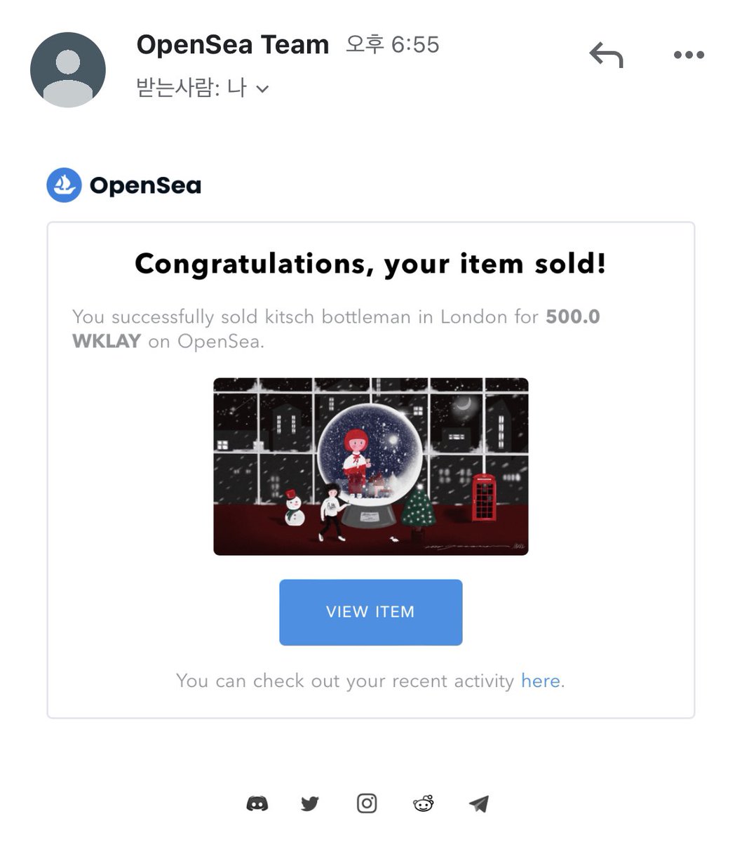 2022년 맨 마지막 작품이 오늘 판매가 되었습니다. 새로운 홀더님 감사드립니다!!

올해도 열심히 하겠습니다!!!

감사합니다!!
근데 울방에 계신 분 맞나요??

혹시나 아니시면 와주세요!!!

Goingbottlemanclub
open.kakao.com/o/gNOr7PYd