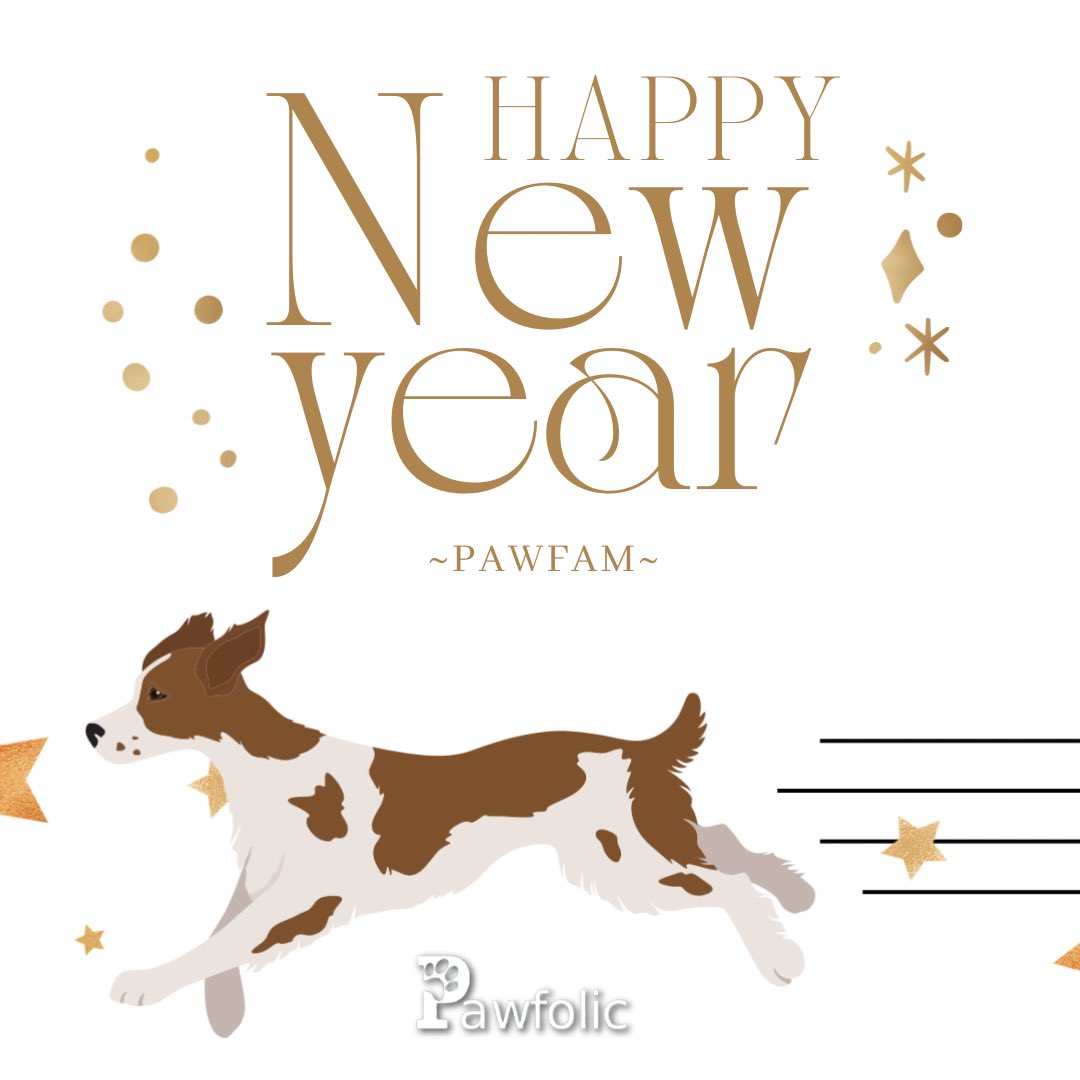 Pawfolic1's tweet photo. Paw Fam wishes you all a very Happy New year 🥂💕

#pawfolic #HappyNewYear2023 https://t.co/84845YKLBf