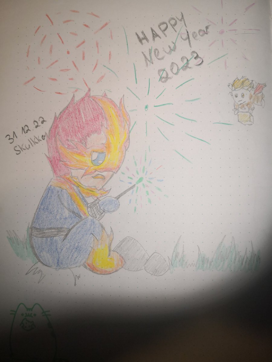 skulkker's tweet photo. Random from yesterday haha! #Mha #Bnha #Happynewyear #myheroacademia #Endeavor #EnjiTodoroki https://t.co/vgZb6eUMWT