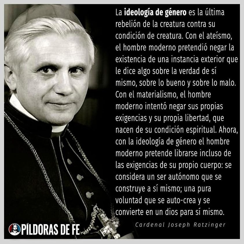 JRCuadradoV's tweet photo. Estoy hasta el gorro de oír sandeces contra Benedicto XVI, calumnias de que si era tal y permitió cual. 

Que se vayan a freír espárragos. 

No soportan lo que él defendió: 

                la Fe.

#JosephRatzinger https://t.co/jilsOkMDRb