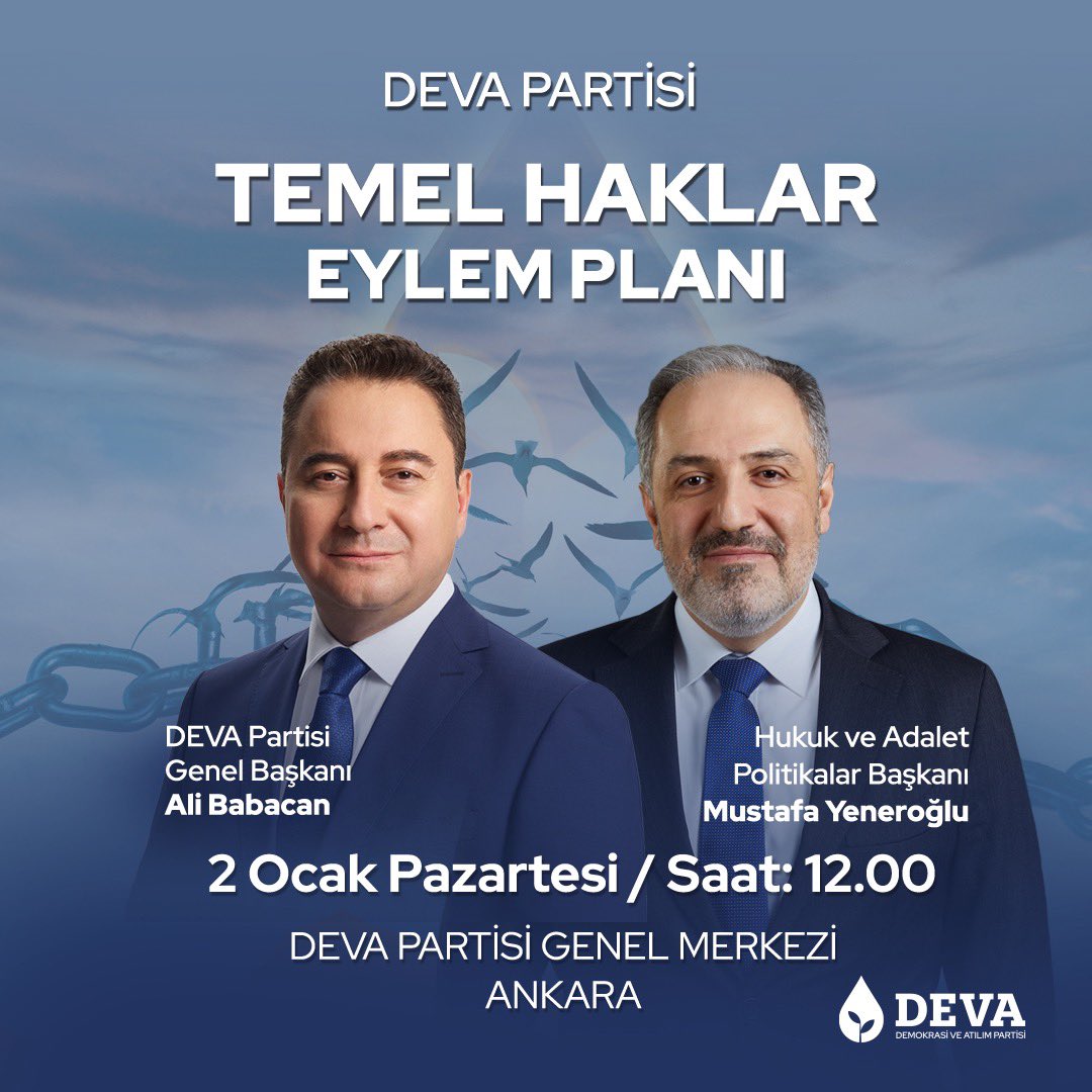 Ali Babacan tweet media