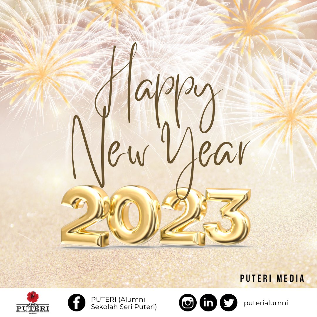 puterialumni's tweet photo. Welcoming the new year,

We wish everyone many wonderful memories to be made in 2023.

May it be full of bright and golden opportunities!

Stay Safe, Stay Healthy. 

Happy New Year!! ❤️

PUTERI Alumni
31 December 2022. https://t.co/Q8ylZuRZUN