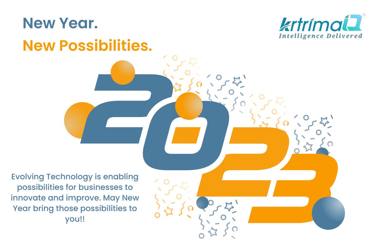 krtrimaIQ's tweet photo. May this year bring you the wisdom and knowledge you need in life to grow in all aspects.

Team krtrimaIQ Cognitive Solutions wishes you all a Happy New Year

.

.

.

.

.

.

#MachineLearning  #ArtificialIntelligence  #dataengineering  #businessintelligence #DataAnalytics https://t.co/gnc3q6nQaz