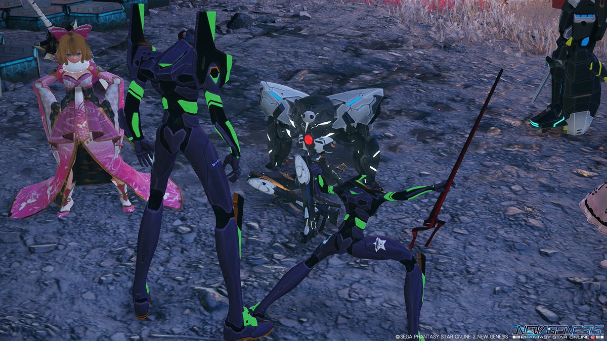 SaRaDa1013's tweet photo. お昼のサキエル君、その後ピンチになってました
#PSO2NGS https://t.co/YCQUjaTaSC