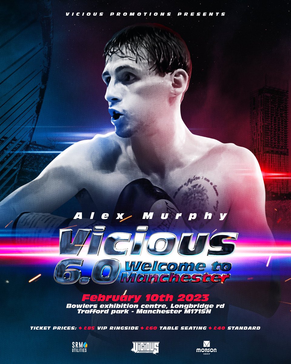 alexmurphy0404's tweet photo. Happy New Year💥

An enjoyable 2022 which I loved every minute of so thanks to everyone who was part of it

Ready to kickstart 2023 with my 6th fight on February 10th back at Bowlers in Manchester👊

Get in touch for tickets🥊 #bwfc https://t.co/AtmdF8ZL2E