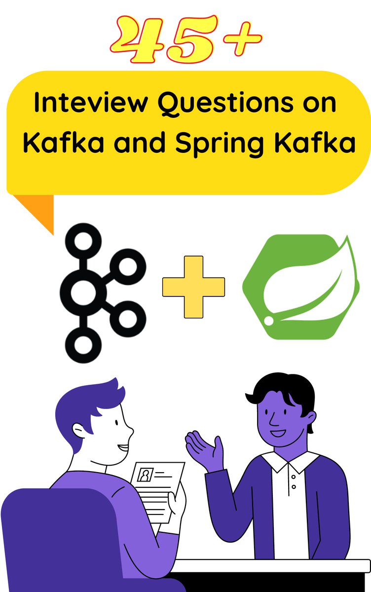 PraveenKS30's tweet image. Looking to scale up your knowledge on Kafka and Spring Kafka for tech interviews ! Look no further and grab your copy of "45+ interview Questions on Kafka and Spring Kafka".
#Kafka #SpringKafka #InterviewQuestions #TechBooks #TechInterviews
techytacos.gumroad.com/l/weqdh