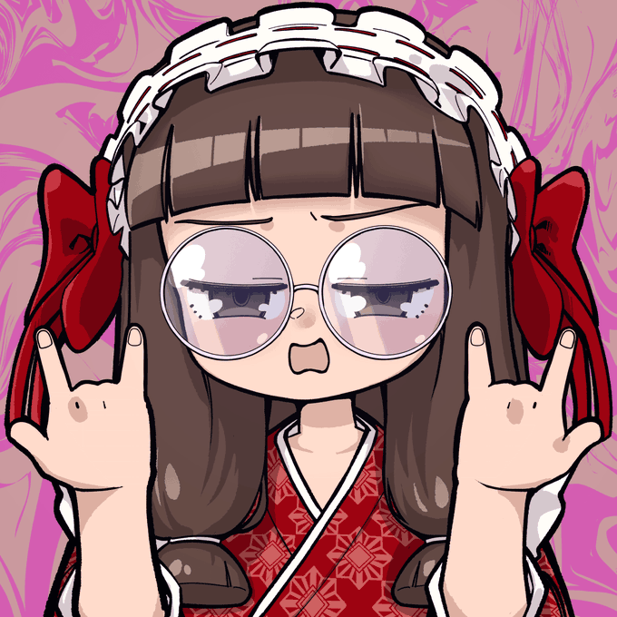 みんなあけおめ絵上げててえらいね和装だしこれで勘弁してくれぇあけおめめ! 