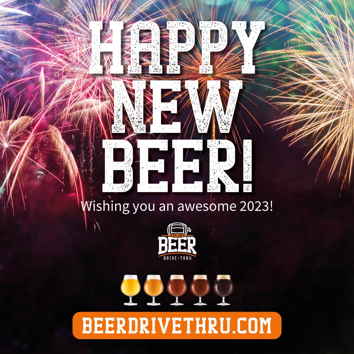 To all of you - thank you for your support throughout 2022, we look forward to enjoying more beer with you in 2023, happy new year beer lovers! We wish you an awesome one!