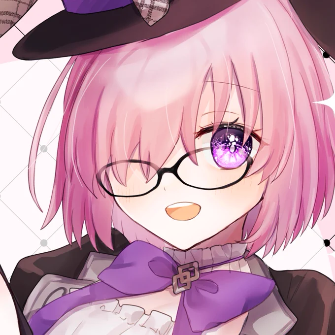 あけましておめでとうございます!!!描き初めのマシュ! #FGO ことしもたくさんマシュを推していくぞ 