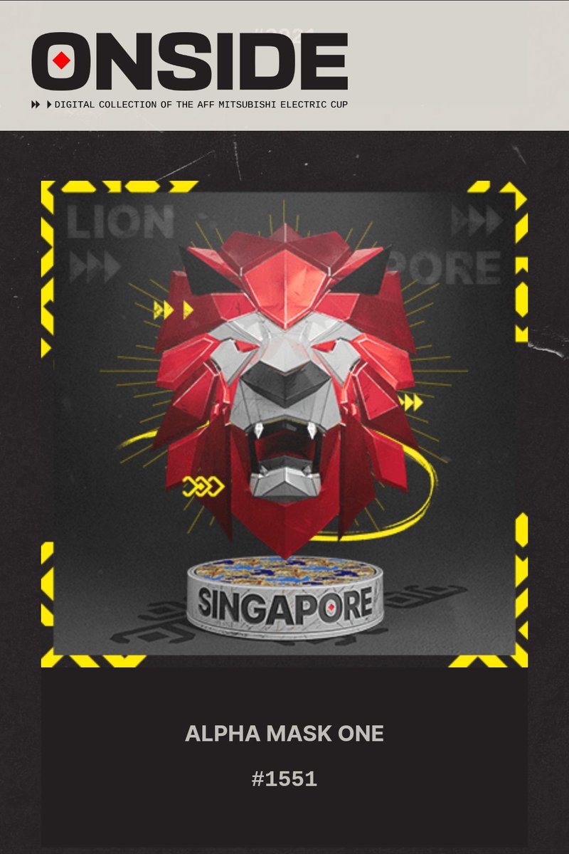 invitrox7_meme's tweet photo. Singapore πΈπ¬ vs Vietnam π»π³
@affmecup
#SGPvVIE #AFFMitsubishiElectricCup2022 #onsidecollection #alphamask #nft #football https://t.co/fDkkDggiED