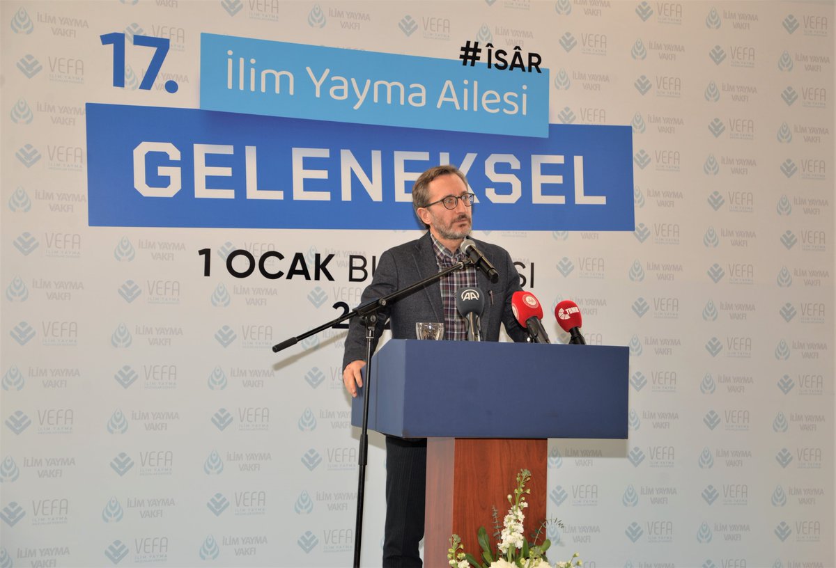 zaimuniv's tweet photo. 17. Geleneksel İlim Yayma Ailesi Buluşması Üniversitemizde gerçekleşti.

-TBMM Başkanı Prof. Dr. Mustafa Şentop
-T.C. Cumhurbaşkanlığı İletişim Başkanı Prof. Dr. Fahrettin Altun
-İlim Yayma Vakfı Mütevelli Heyeti Başkanı N. Bilal Erdoğan
-İZÜ Rektörü Prof. Dr. Ahmet Cevat Acar https://t.co/eqnizdxvRR