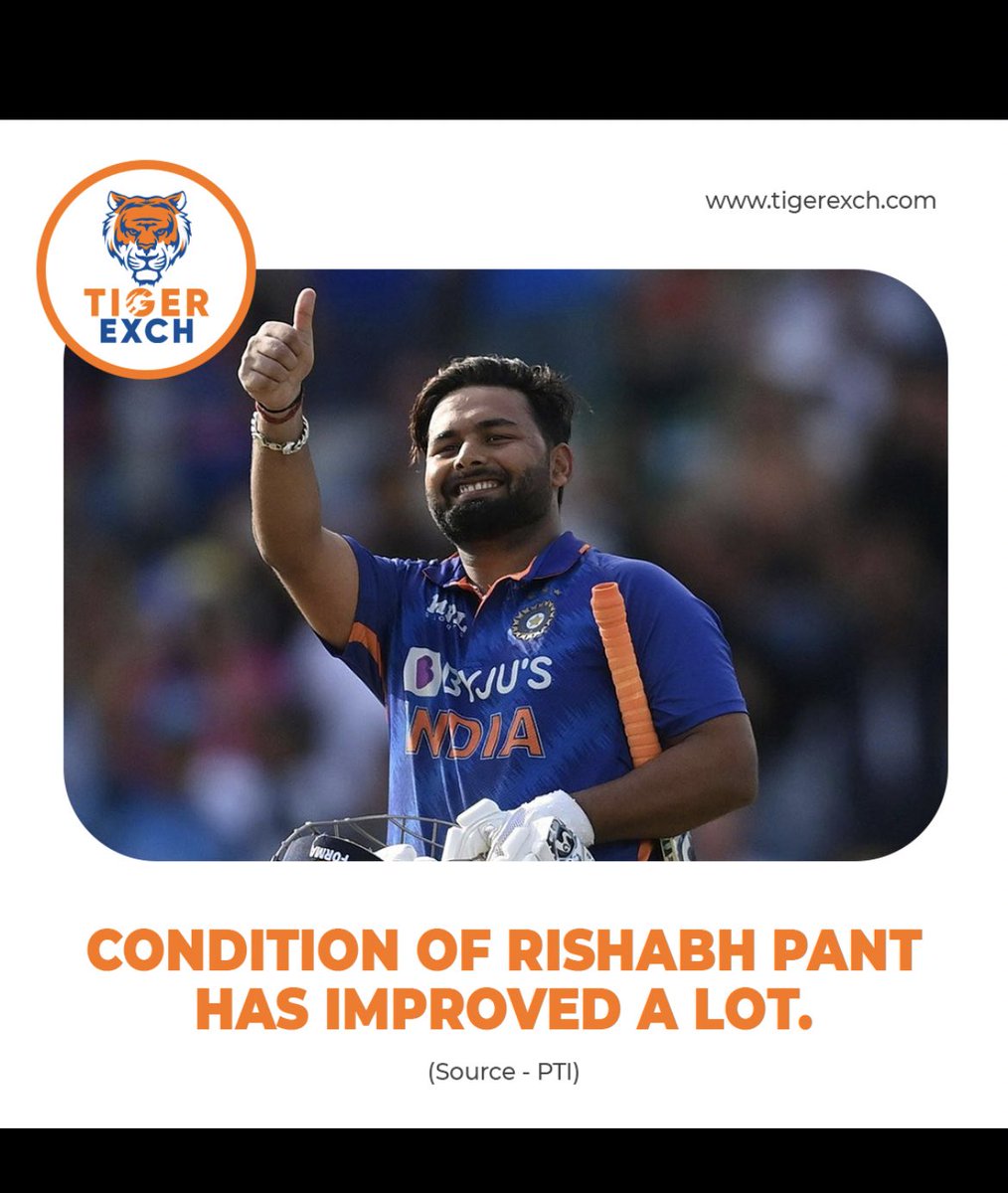 A very good news for the fans!!!

#tigerexch #pant #indiacricketteam