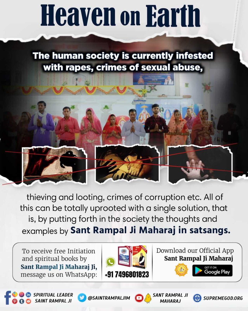SoniyaG27678922's tweet photo. Heaven On Earth

Heaven on Earth 
The human society is curry infested with rapes crimes of sexual abuse ❣️❣️ https://t.co/OvGIOQj2WS