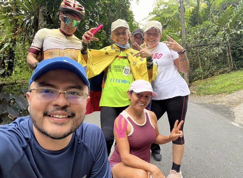 Combo madrugador del 1 de enero en la Vereda del Carmen.