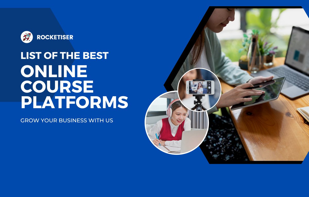 RocketiserBlog's tweet image. Checkout our Brand New Article on the Ultimate List of 10+ Best Online Course Platforms available on the market! (bit.ly/3jKIiTC)

#onlinecourse #onlinecourses #onlinecoursecreators #onlinecoursesacademy #onlinecoursetips #onlinecoursecreation #onlinecoaching