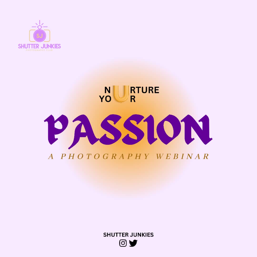 Shutterjunkies_'s tweet photo. To mark the end of 2022, Shutter Junkies will be hosting a virtual event themed: 'Nurturing Your Passion' on Saturday, 7th of January, 2023. 
Time is 11:30am-2pm. 
Location: Zoom

This is a photography Webinar that will feature photography discussions from; https://t.co/gxh7n4oF2W
