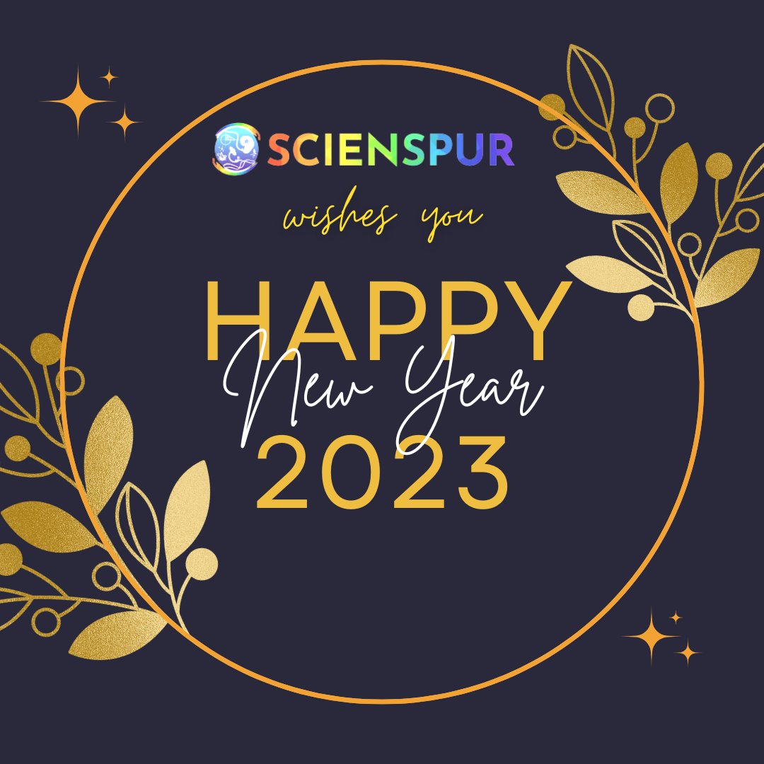 Scienspur wishes a healthy, peaceful, prosperous & #HappyNewYear2023. In 2022, Scienspur has made a great impact on more than 250 students with 50% coming from public colleges, by teaching courses in #Cellbiology, #Neurobiology, #MolecularGenetics,  #Developmentalbiology.