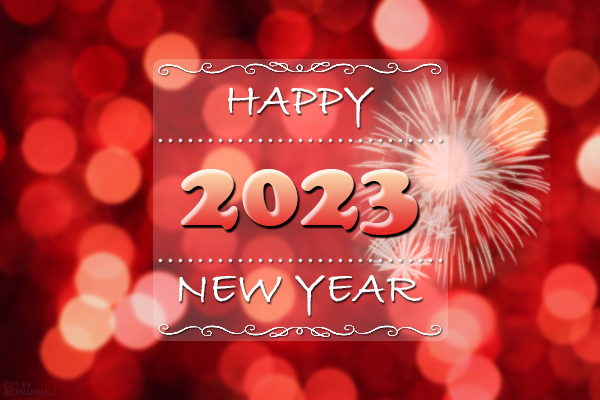 crmsnsally's tweet photo. Happy New Year everyone! ✨
I hope 2023 will be a  better year filled with peace, good health, good things, happiness and success. ✨💛 https://t.co/NZzNsGs4wq
