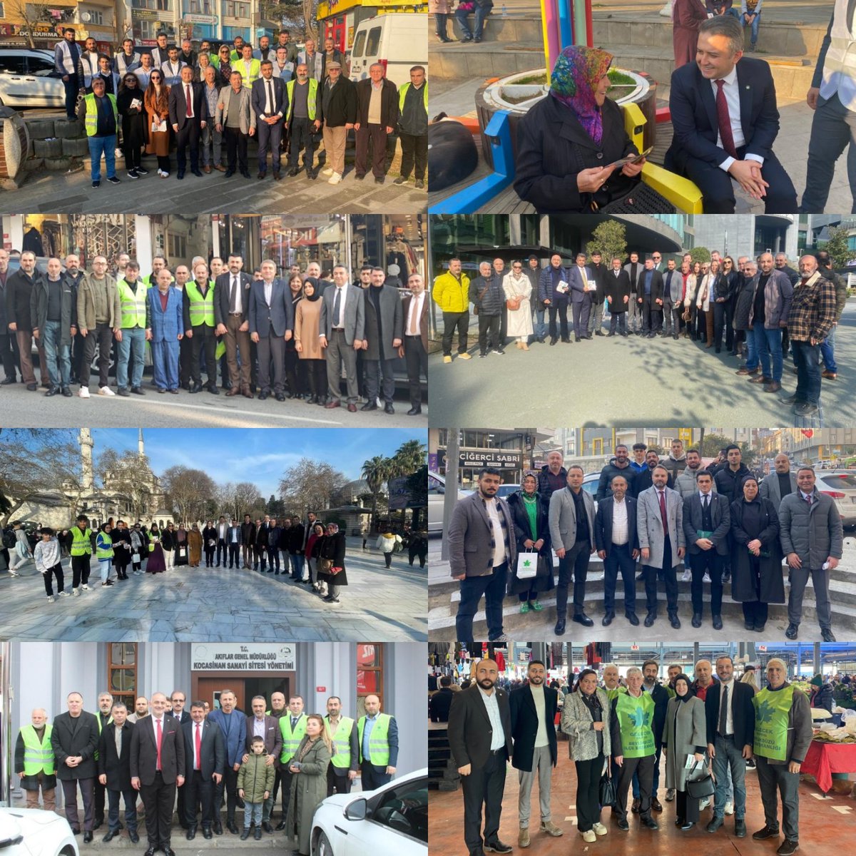 🟩Gelecek Partisi İstanbul teşkilatları; Genel Merkez, il ve ilçe yöneticilerimizin katılımlarıyla 7️⃣ farklı noktada saha çalışmaları ve esnaf ziyaretleri gerçekleştiriyor. ⬇️

#İstanbuldaGelecekVar

📸: