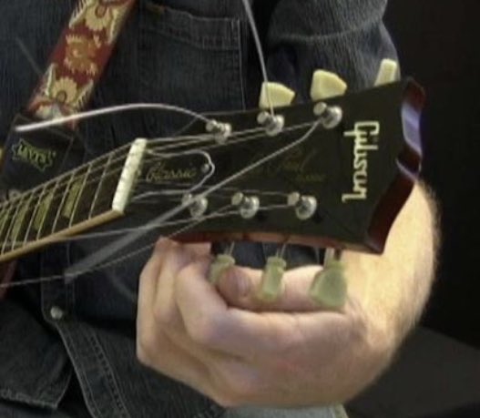 Perhaps a bit random, but five years’ gulag to guitarists who let their strings poke and dangle from the headstock. It’s only fair.