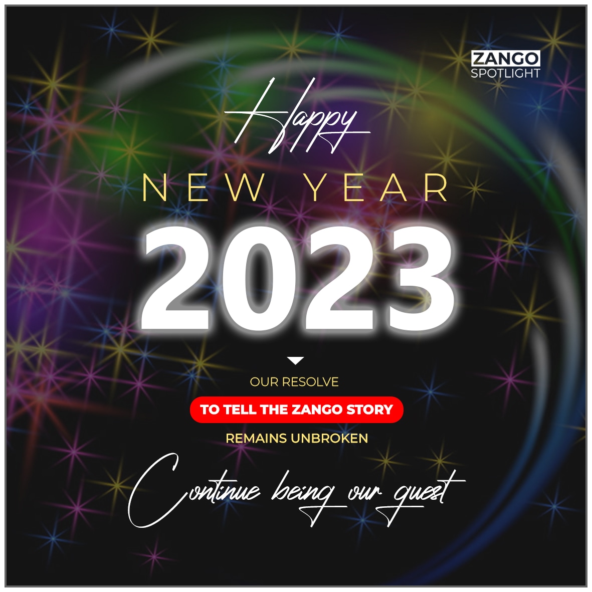 ZangoSpotlight's tweet photo. May this year be better for you than the ones gone by. 

#NewYearGreetings | #Zango https://t.co/ANI6yZQfsb