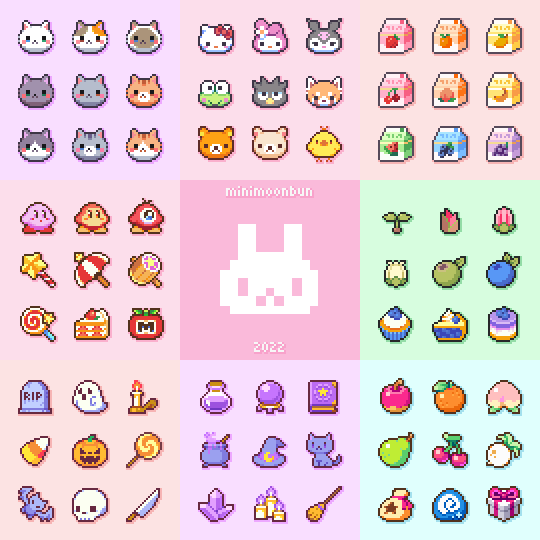 minimoonbun's tweet image. gonna try my best to keep growing as an artist and draw lots of cute stuff in 2023~!
TYSM everyone for inspiring and supporting, it means a lot to me! 🥰✨
#ArtSummary2022 #pixelart