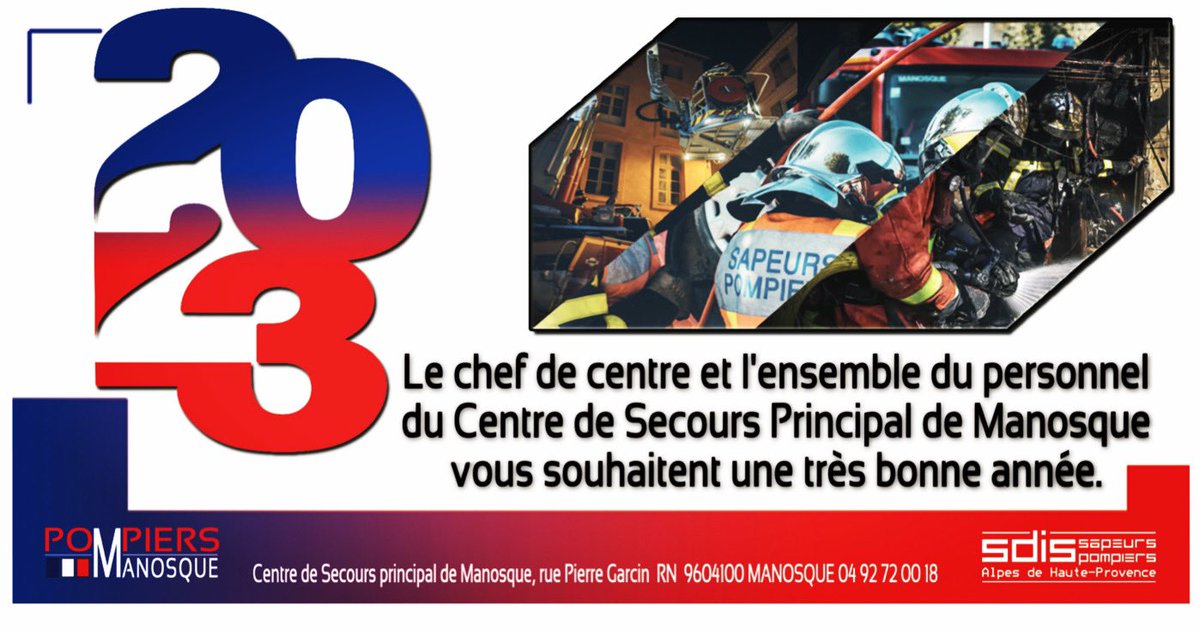 Pompiers Manosque tweet media