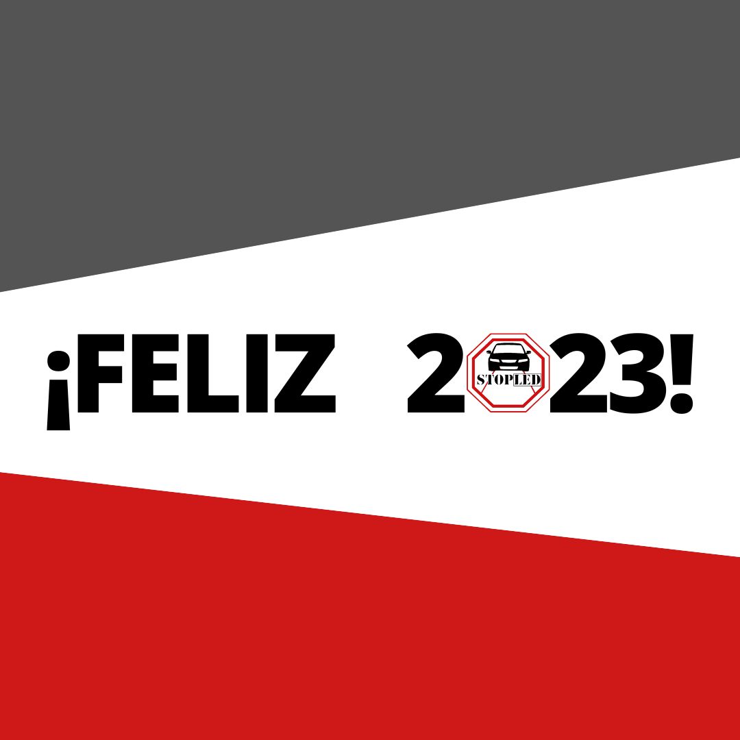 Stopledspain's tweet photo. ¡Desde STOPLED os deseamos una feliz año 2023 lleno de alegrías!
#stopled #navidad #añonuevo #2023 https://t.co/vk5NwSOeDZ