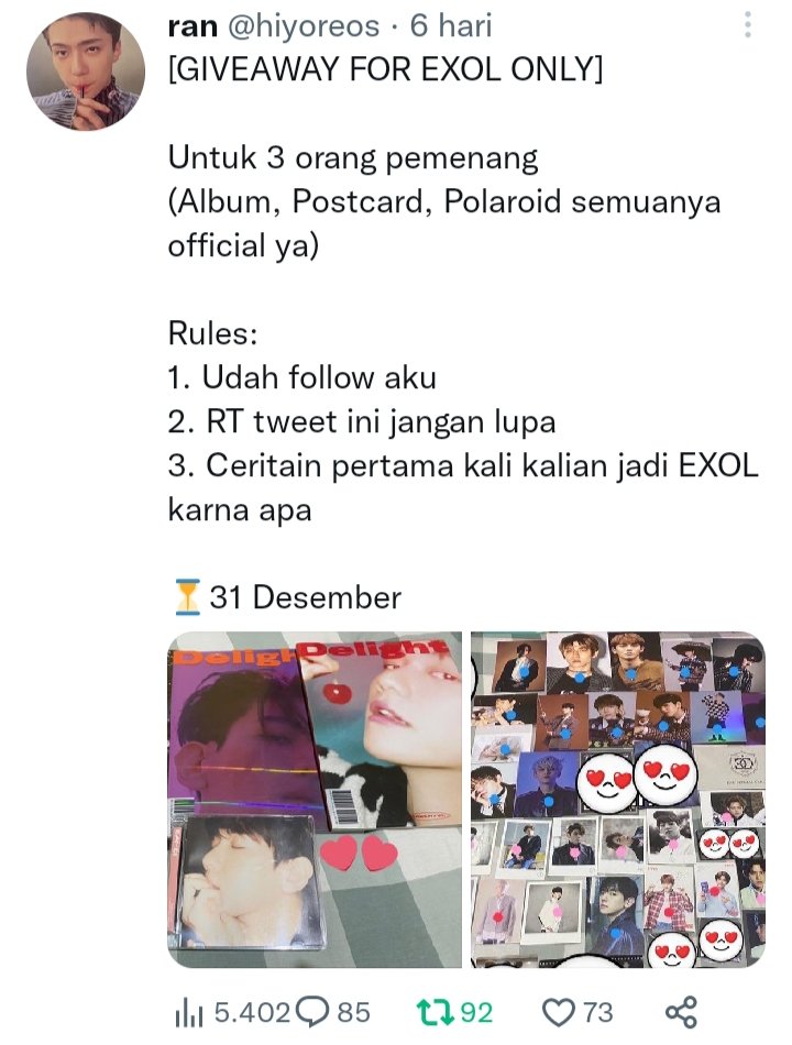 Okyrossa97's tweet photo. @hiyoreos Awal jadi exoL th 2018 karena lagu Exo yg love shot, padahal waktu lgu kokobop viral aku b aja, malah aku blg klo Chanyeol jelekk 😭 jadi bisa dibilang aku jd exoL jalur karma 🥲 sekarang jd bucin banget sama semua member Exo 🫶 https://t.co/MPIawLIHfu