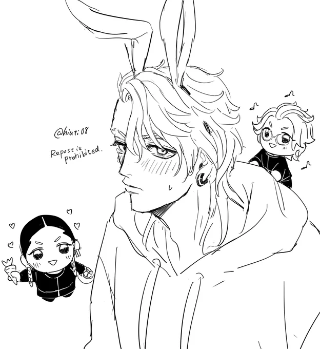 🐰ミミ🍯とHITNぬい 