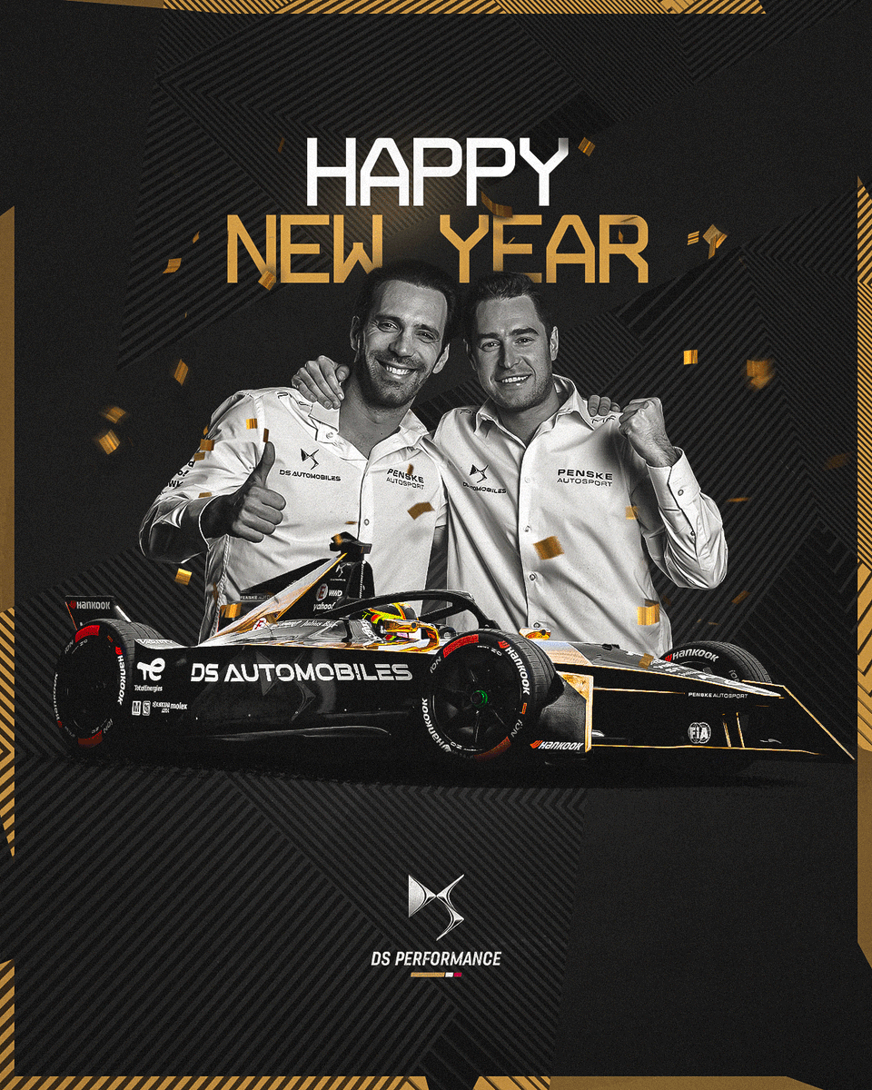 DS_Performance's tweet image. The DS Performance team is wishing you 365 days of E-TENSE joys and electric racing 🤗 

#HappyNewYear #DSPerformance #electricracing @DS_Official @ds_penske_fe @JeanEricVergne @svandoorne