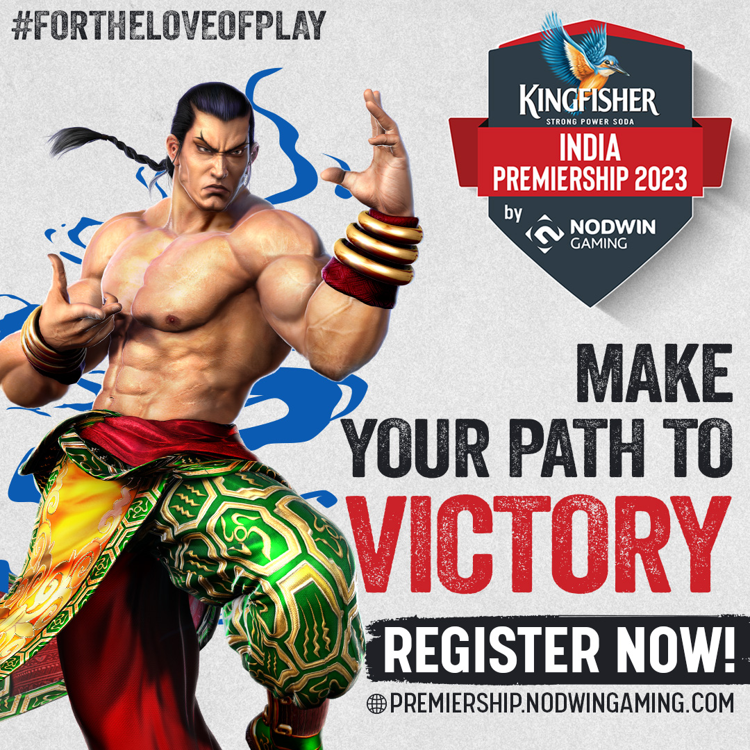 New Year's is a reason to start something epic,
Take your First Step towards Victory 💪

Register now WCC3, Clash of Clans &amp; TEKKEN 7 

🌐 premiership.nodwingaming.com 
For gamers 21 years of age or above❗

<a href="/kingfisherworld/">Kingfisher</a> #ForTheLoveofPlay #BeTheBest

#kingfisherindiapremiership