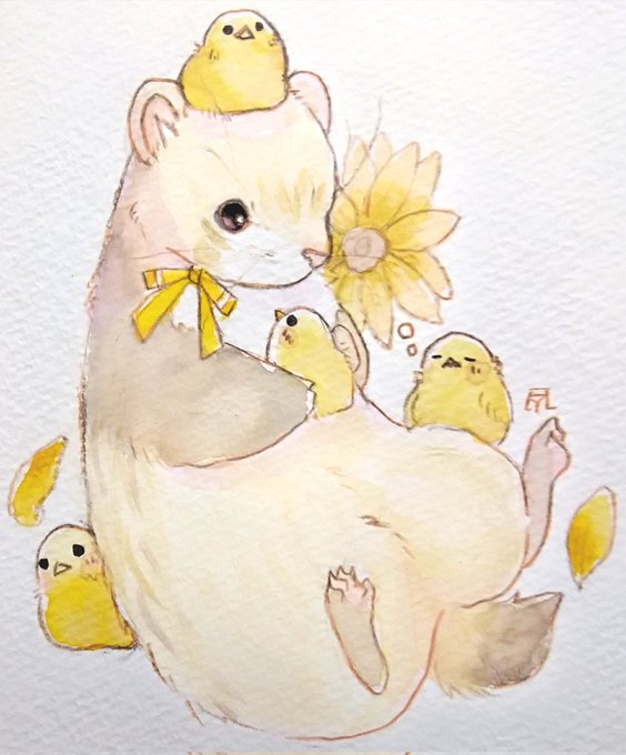 「hamster on head」 illustration images(Latest)