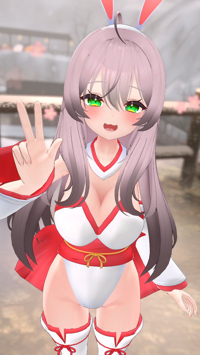 VRChat内で着てた衣装を好きなメガミに着せる試み
今後も色んな衣装で描いてみたい… https://t.co/OZtb92bGIJ 