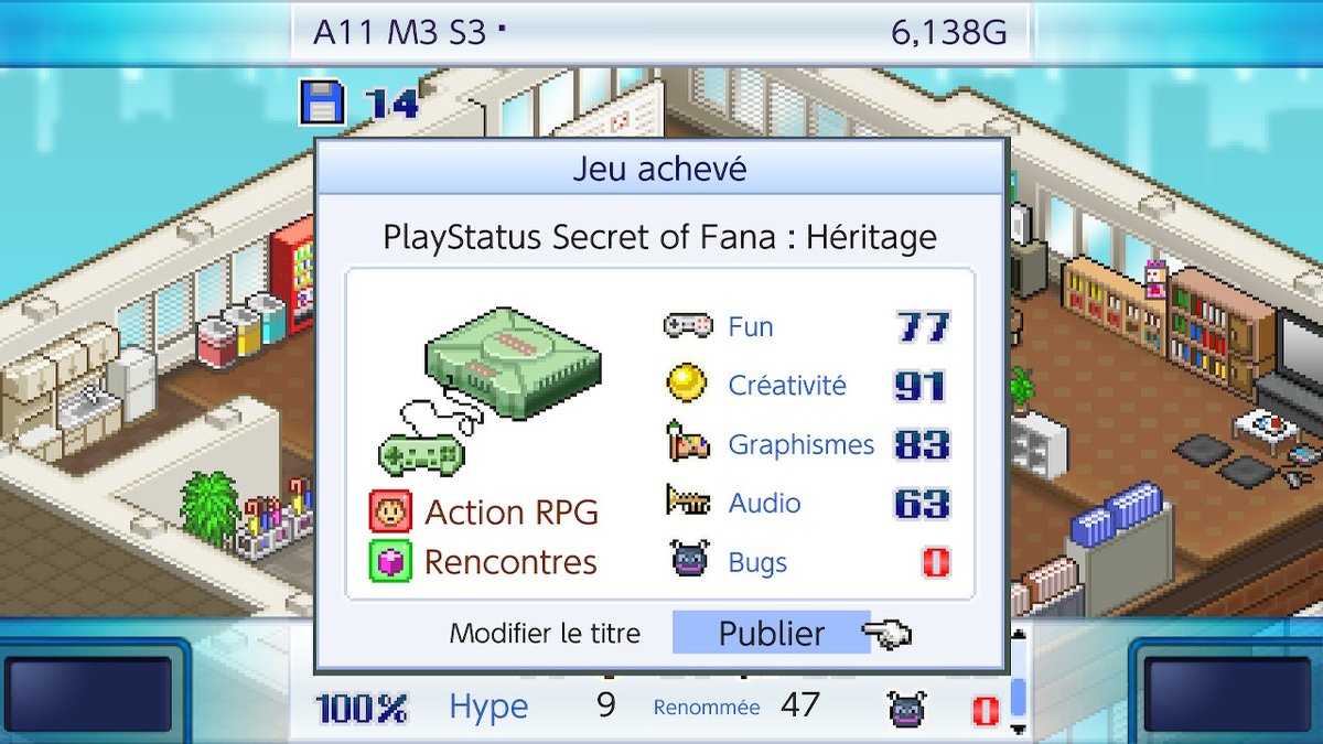magus1er's tweet image. Le portage de Secret of Fana sur PS1 est je pense en passe de devenir mon meilleur succès !! :-D
#GameDevStory #NintendoSwitch