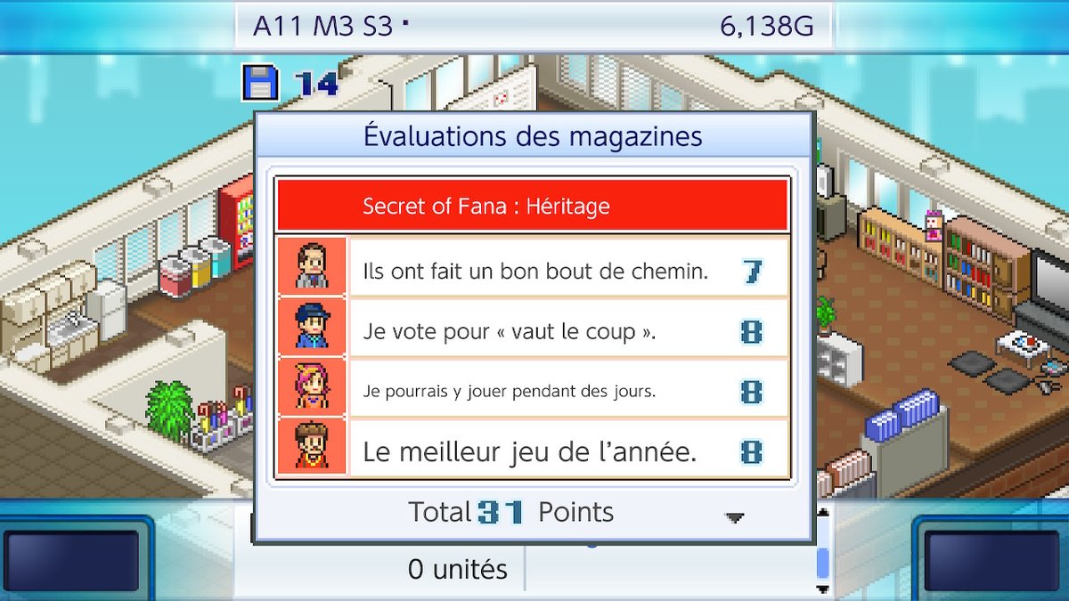 magus1er's tweet image. Le portage de Secret of Fana sur PS1 est je pense en passe de devenir mon meilleur succès !! :-D
#GameDevStory #NintendoSwitch