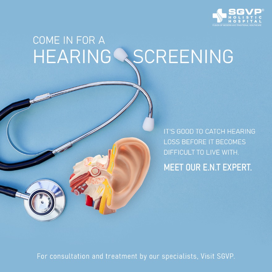 SGVPHH's tweet image. Regular check-up can help in early detection of diseases. Visit SGVP for consultation and treatment by our specialists.

#ENT #RegularCheckup #Allopathy #Consultation #Treatment #SGVP #sgvpHospital #SGVPHolisticHospital #SGVPemergencyServices #sgvphh #Healthcare #Health