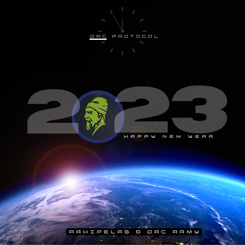 DACProtocol's tweet photo. #HappyNewYear2023 - $DAC Community🎆
🤞This year we set out to outline as much as possible the first part of the story of the #ARCHIPELAG game and the development of the AIRSOFT #DACArmy field - We thank you 🫶 for your support in 2022.
#BNB #DAC #DACSociety #BTC #ETH #BSCGems https://t.co/0KSU4cfOrG