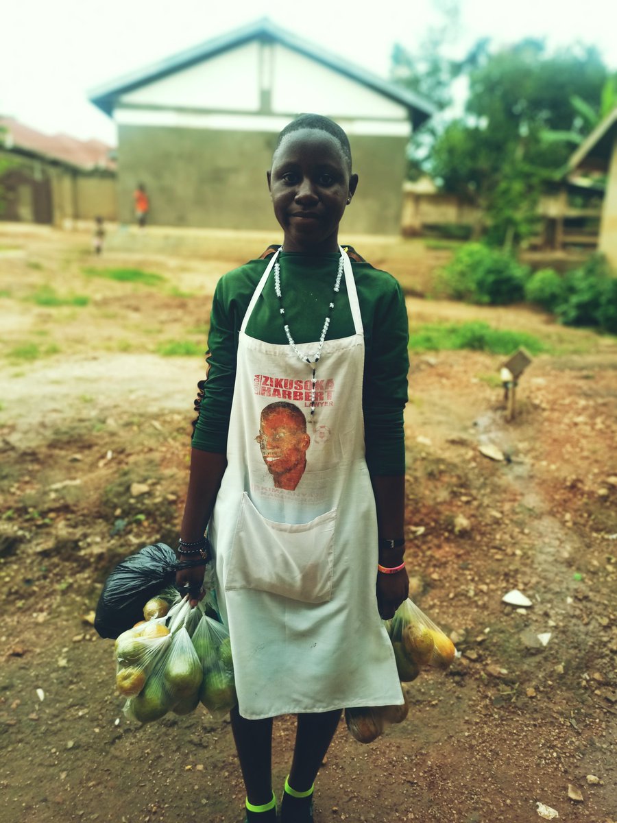 1st Jan, 2023: We celebrate all the kids out there that strive hard to make ends meet. Komujuni Dorothy, 14, a P7 pupil at Masaka Police P/S sells fruits door to door for her schools fees since age 8. Her only wish is to be a doctor. An achievement she's quite skeptical about.