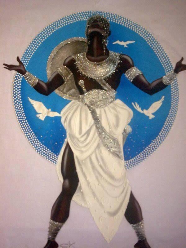 ancientkemite's tweet photo. Happy New Year from Obatala, the Orisa of New Beginnings https://t.co/Os2Tljr2Pg