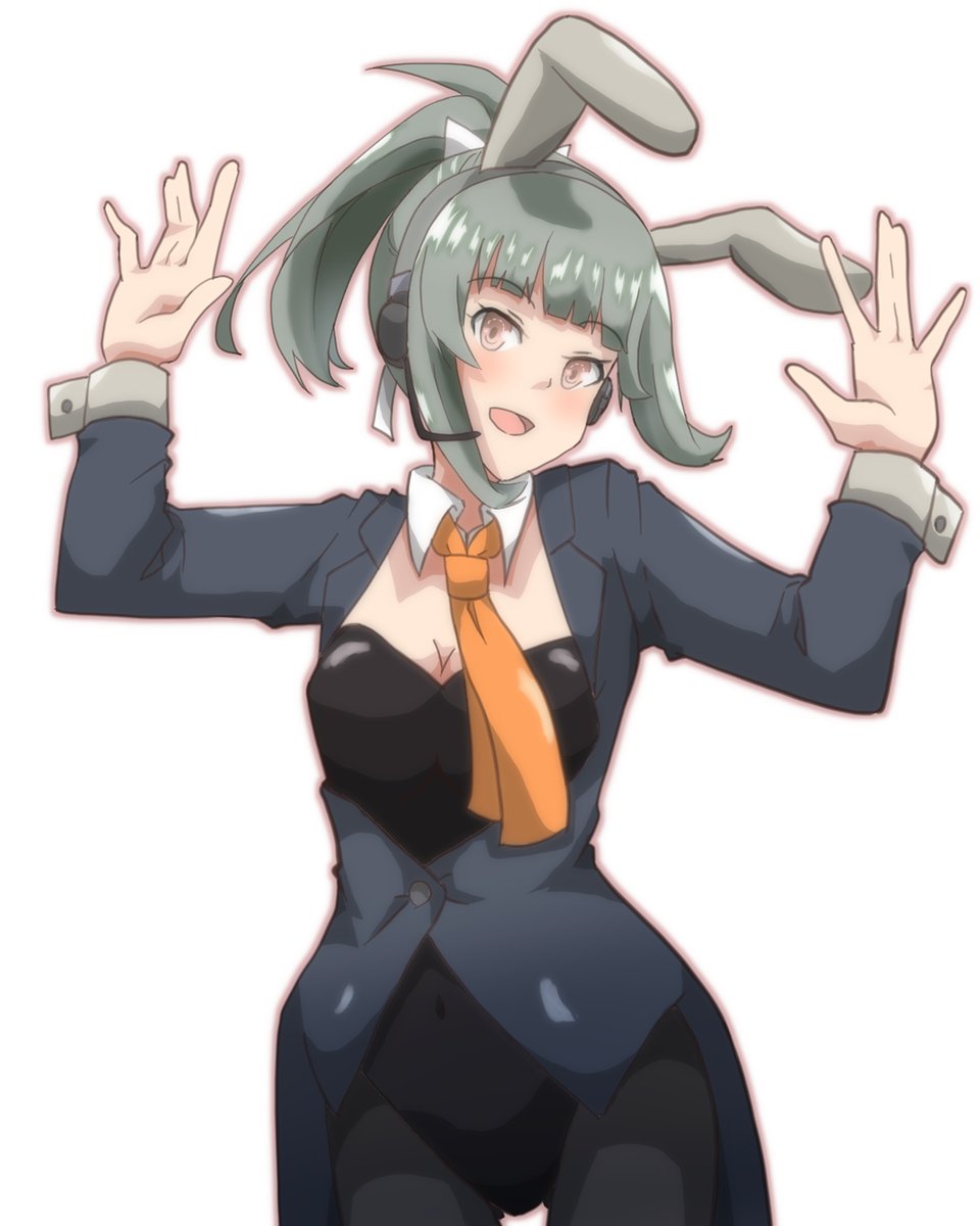 夕張(艦これ) 「改めまして明けましておめでとうございます!夕張改二丁モードのバニーです!#艦これ」|ベルクート@艦これ絵描きのイラスト
