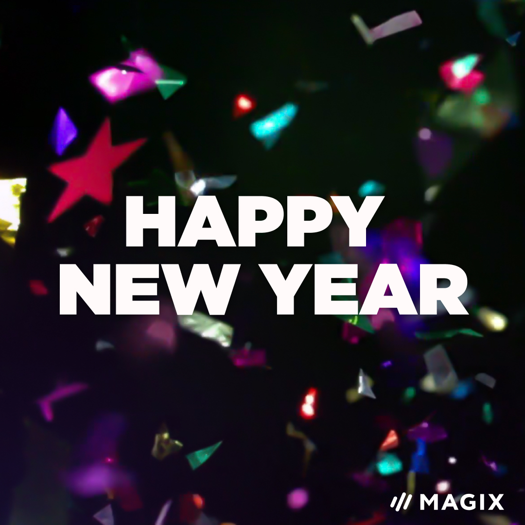 Wir wünschen euch allen ein frohes neues Jahr und eine Zeit voller neuer Möglichkeiten und kreativer Ideen!

Bleibt gesund und passt auf euch und eure Lieben auf! 
#HappyNewYear #MAGIX