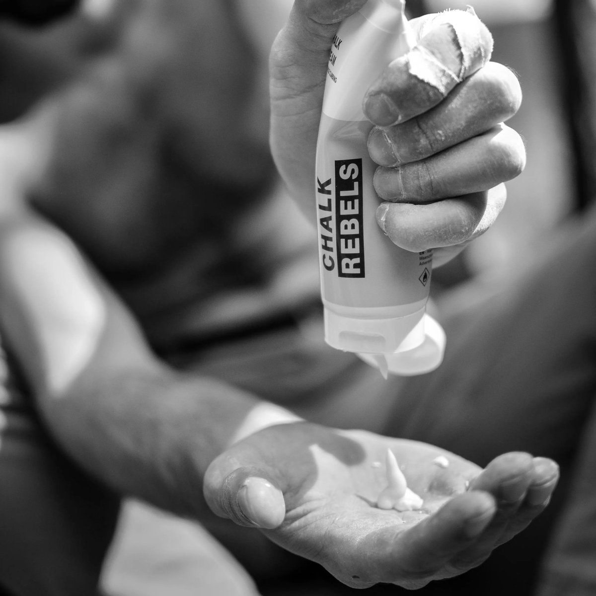 chalk_rebels's tweet photo. Product Dev. Sometimes your best product shots come from the community. Another reasons to release early, often &amp; be generous with the samples you send out! Picture is summer 2021...  #buildinpublic #climbing #chalk https://t.co/OraEa90EK5