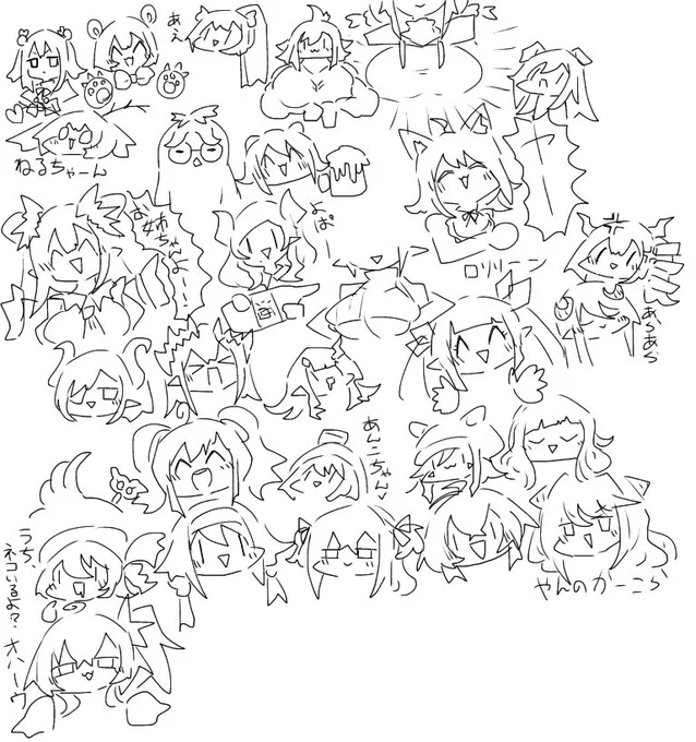誰が誰だかギリギリわかるかしら…? #獅子王チャレンジ 